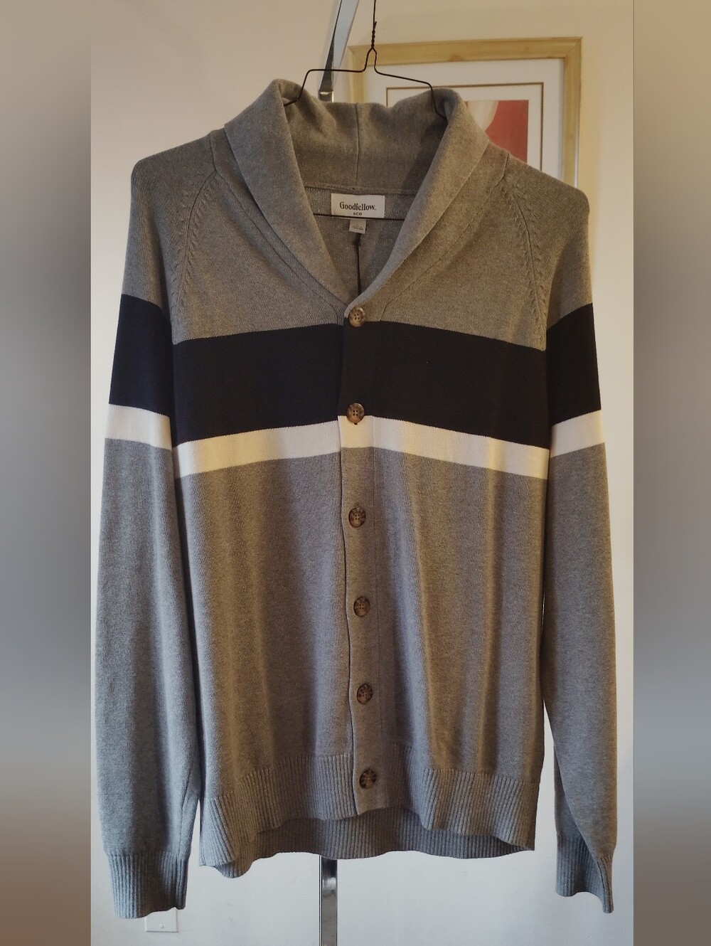 Goodfellow & Co Men's Color Block Cardigan NWT